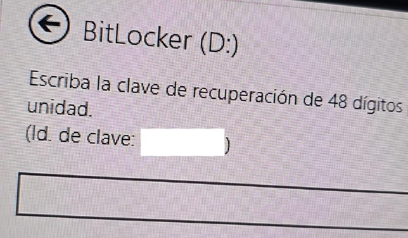 Encrypted disk after the attack